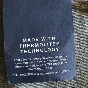 gap thermolite jeans